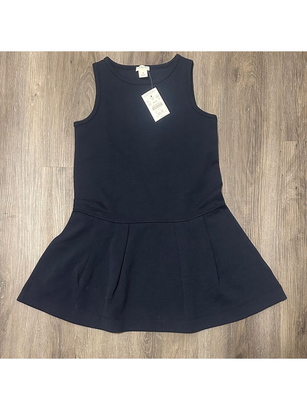 Crewcuts Sleeveless Navy Kids Dress